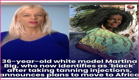 WHITE MODEL MARTINA BIG AND HER HUSBAND WHO CHANGED THEIR RACE CLAIM THEIR BABIES WILL COME